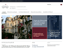 Tablet Screenshot of dijon.tribunal-administratif.fr