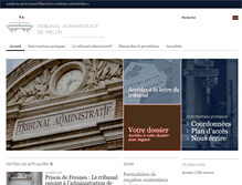 Tablet Screenshot of melun.tribunal-administratif.fr