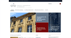 Desktop Screenshot of bordeaux.tribunal-administratif.fr